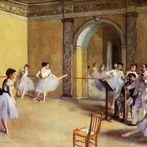 Dance Class at the Opera, rue Le Peletier