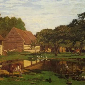 A Farmyard in Normandy, c.1863