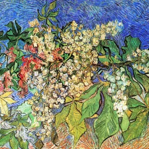 Blossoming Chestnut Branches 1890