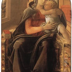 Enthroned Madonna and Child