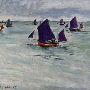 Fishing Boats off Pourville