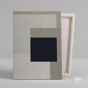 Geometric Minimalist Modern Wall Art, Abstract Canvas Art Painting - Fora #27
