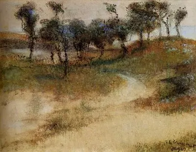 Paesaggio in riva al mare
