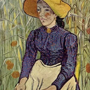 Peasant Woman Against a Background of Wheat, 1890