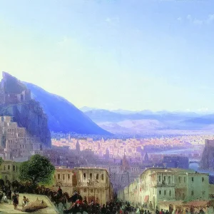 View of Tiflis (Tbilisi) in 1868